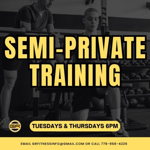 Semi-Private Training 2025 Program Photo