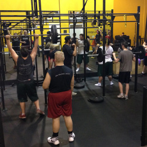 weight lifting in gym